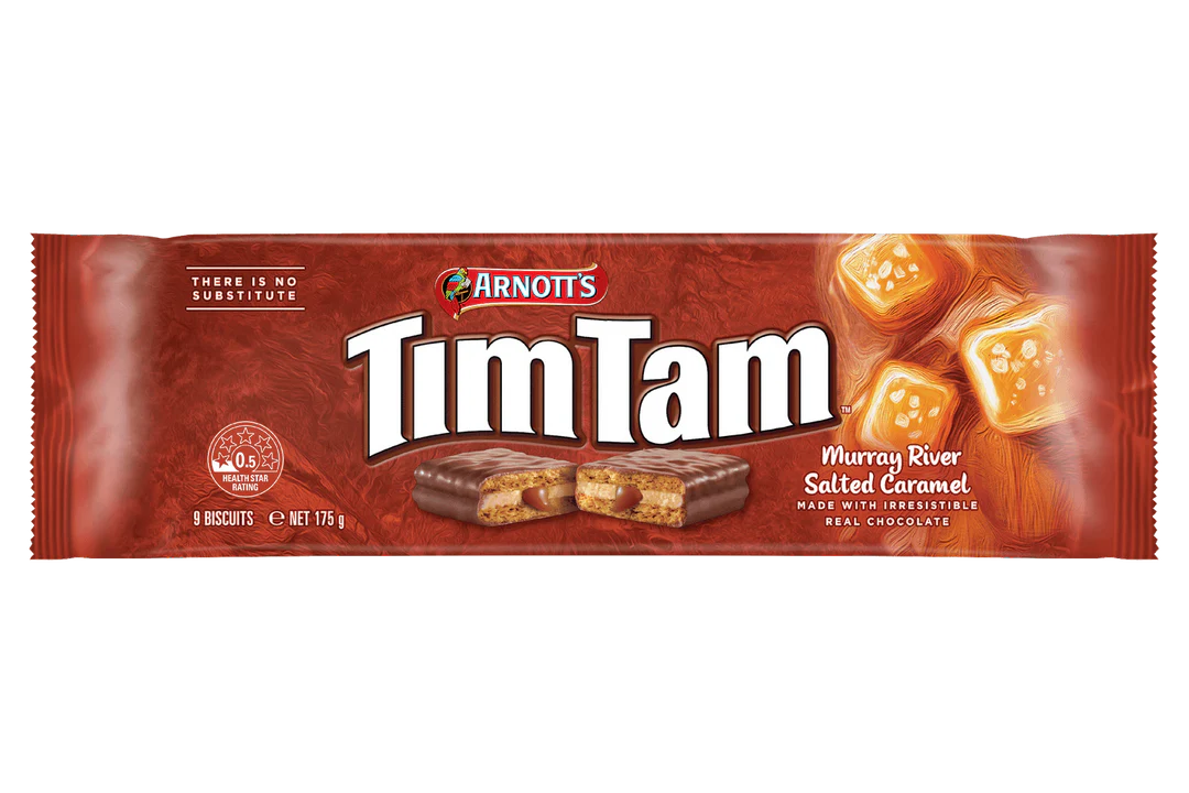 Arnott’s Tim Tam MurrayRiver Salted Caramel  (200g)