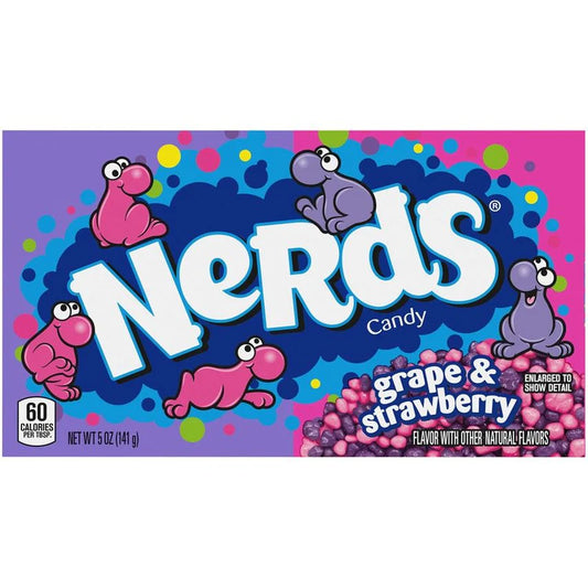 Nerds Strawberry and Grape Theatre Box (141g)