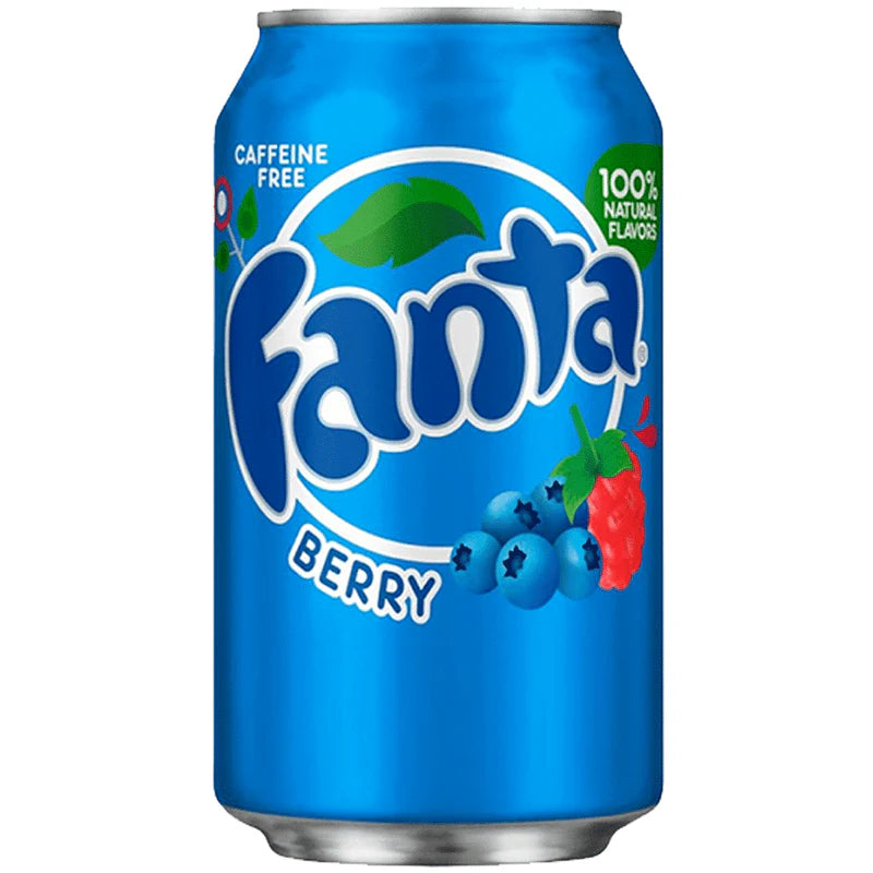 Fanta berry carbonated soda 355 ml