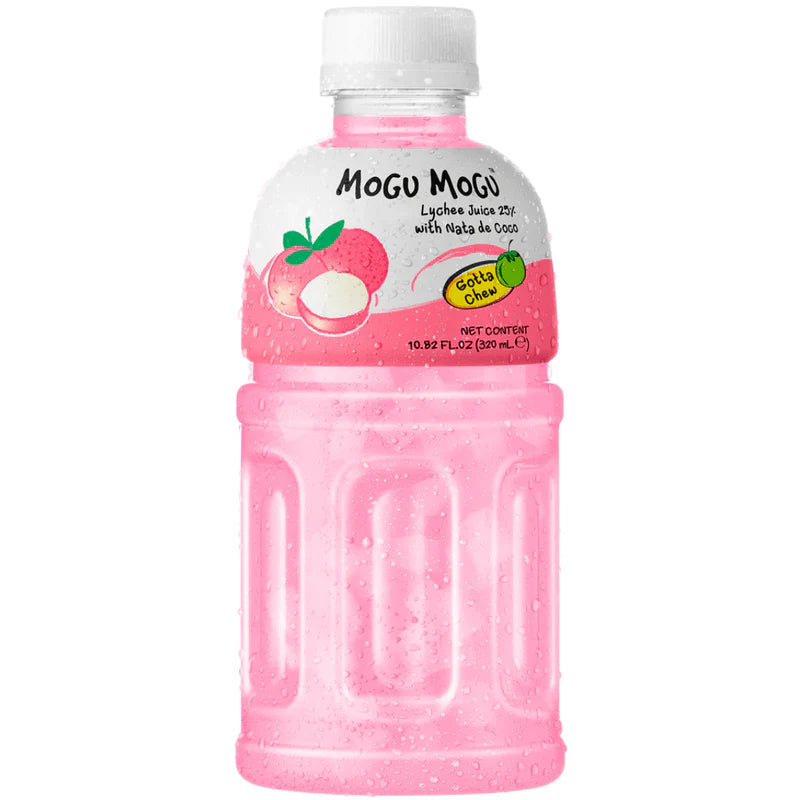 Mogu Mogu Lychee with Nata de Coco (320ml)