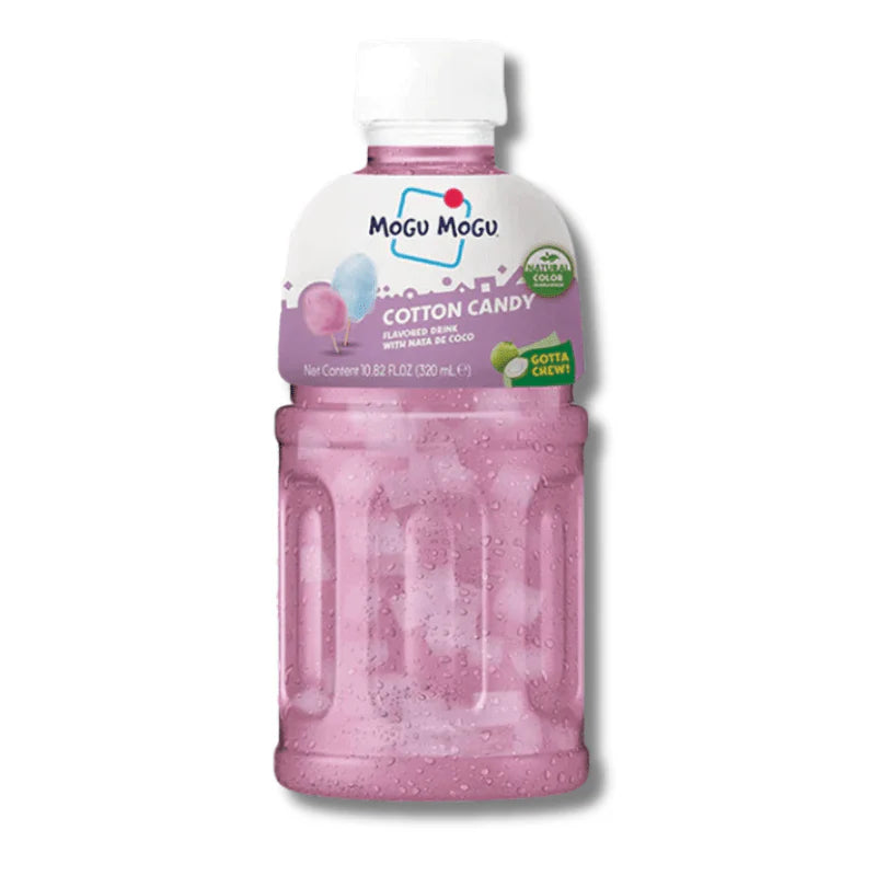 Mogu Mogu Cotton Candy with Nata de Coco (320ml)