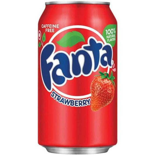 Fanta strawberry carbonated soda 355 ml