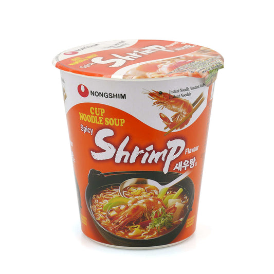 NongShim Ramyun instant noodle soup with Shrimp flavour